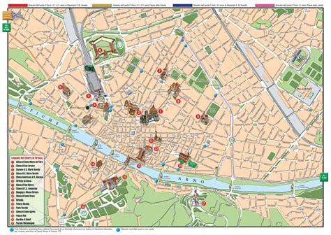 Mapa De Florencia Mapas Y Planos De La Ciudad