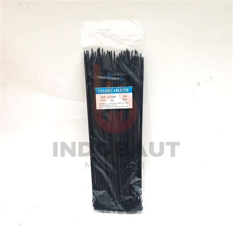 Jual Kabel Tis X Mm Cm Hitam Cables Ties Tali Nylon Pcs