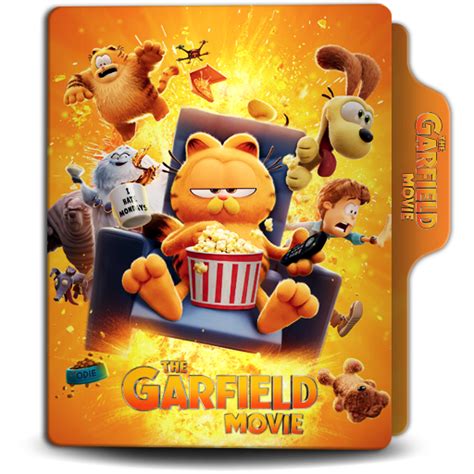 The Garfield Movie 2024 Folder Icon By Mamadnobarii On Deviantart