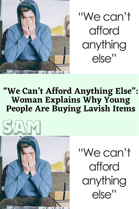 “we Cant Afford Anything Else” Woman Explains Why Young People Are