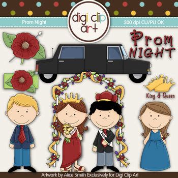 Prom Night!- Digi Clip Art - CU Clip Art by Digi Clip Art | TPT