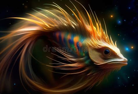 Unveiling the Enigmatic Creature of Cosmic Energies in Digital Art ...