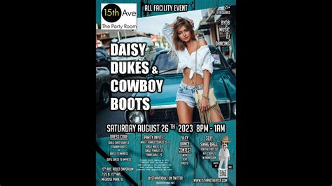 2023 Daisy Dukes Cowboy Boots Party Preview 8 26 2023 At 15th Ave