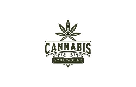 Cannabis Logo Graphic By Wesome24 · Creative Fabrica