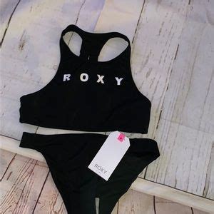 Roxy Swim Roxy Girls Surfing Free Bikini Swim Set Size Poshmark