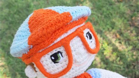 Cómo tejer boina gorro y colocar cabello MUÑECO AMIGURUMI BLIPPI tejido