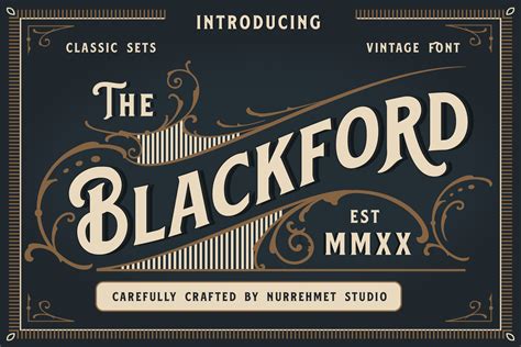 Blackford Vintage Font – Nurrehmet Studio