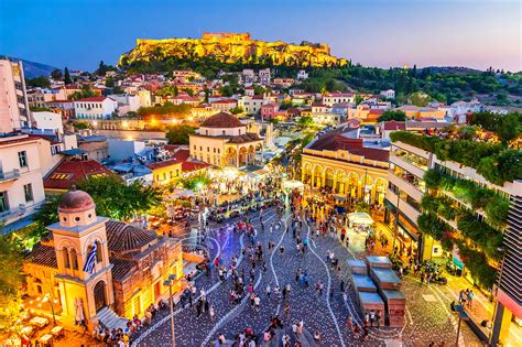 Acropolis Of Athens At Night