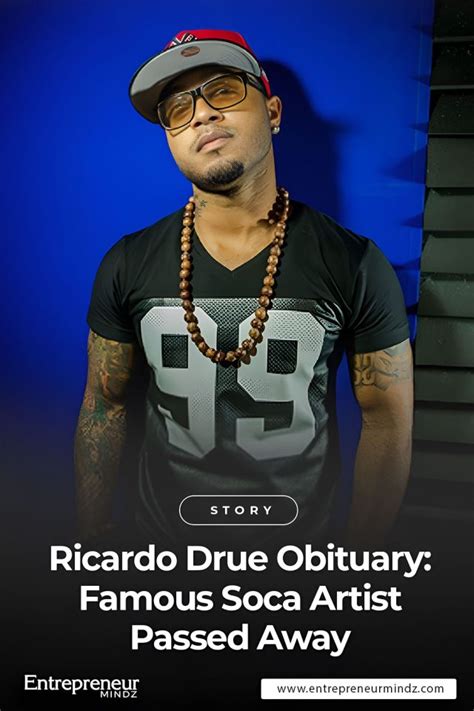 Ricardo Drue Obituary: Famous Soca Artist Passed Away