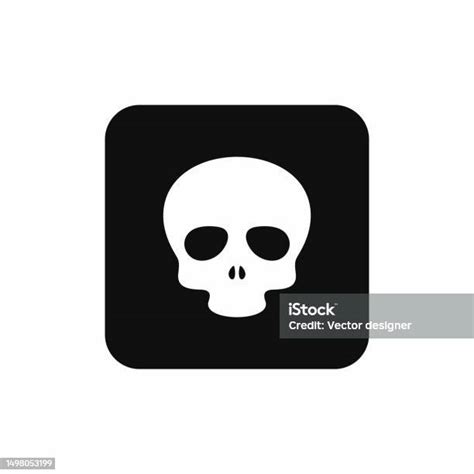 Poison Toxic Packaging Mark Icon Symbol Vector Stok Vektör Sanatı