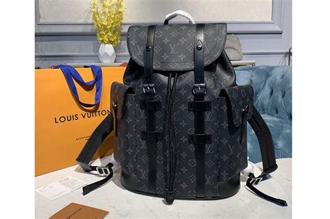 Louis Vuitton M43735 LV Christopher PM Backpack In Monogram Eclipse