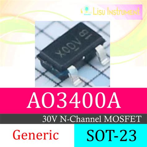 Jual Ao3400 Ao3400a A09t 57a 30v N Channel Mosfet Transistor Sot 23