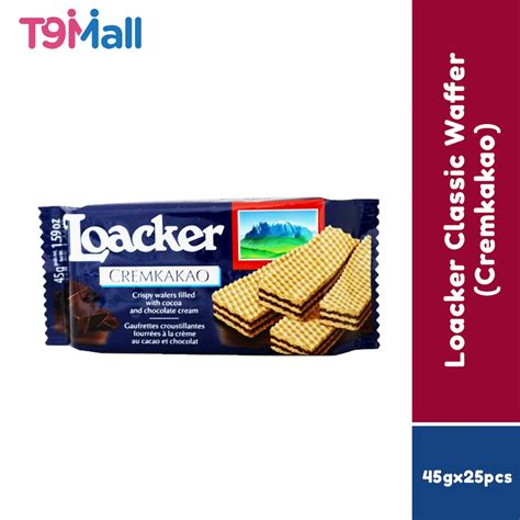 Loacker Classic Waffer 45g X 25pcs Absorted Flavor Shopee Malaysia