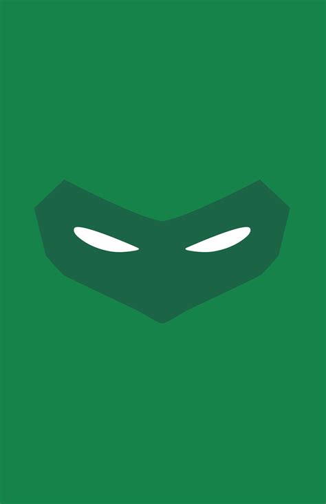 Green Lantern Mask - Minimalist Heroes