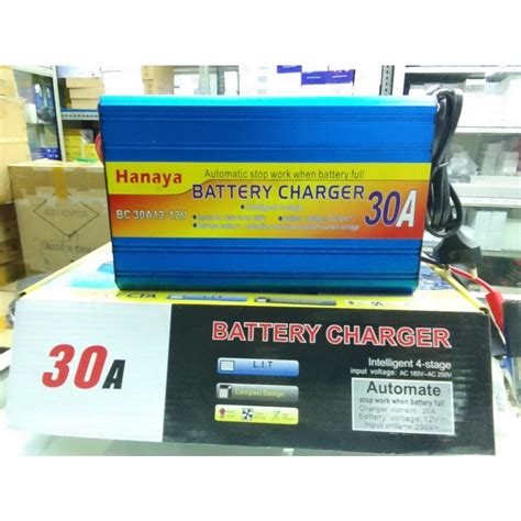 Jual Automatic Battery Charger Accu 12v 30A Hanaya Cas Aki Otomatis