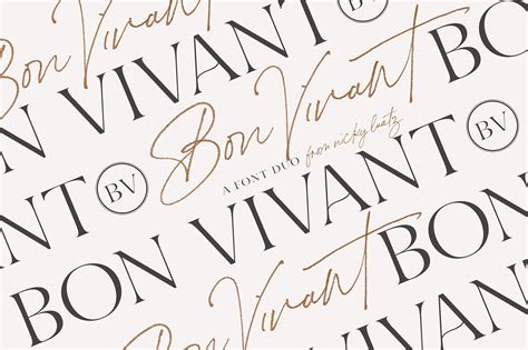 Bon Vivant Collection | Serif Fonts ~ Creative Market