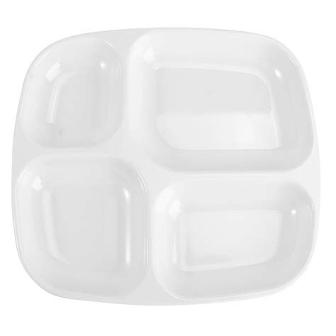 Nuolux Plates Plate Divided Dish Serving Controlfor Tray Portion Adults