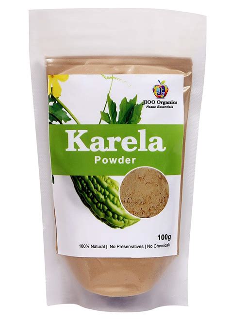 Buy Jioo Organics Karela Powder G Bitter Gourd Momordica Charantia