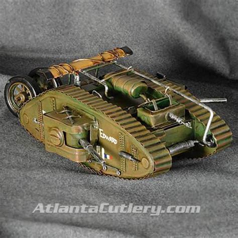 WWI British Mark I Tank all metal model – AtlantaCutlery.com