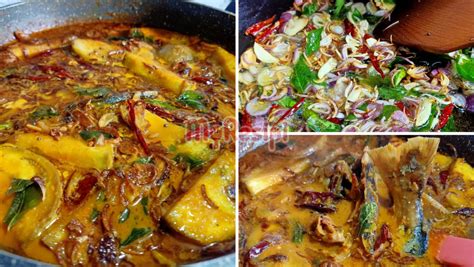 Makanan Orang Dulu Dulu Gulai Ikan Masin Tumis Darat Myresipi