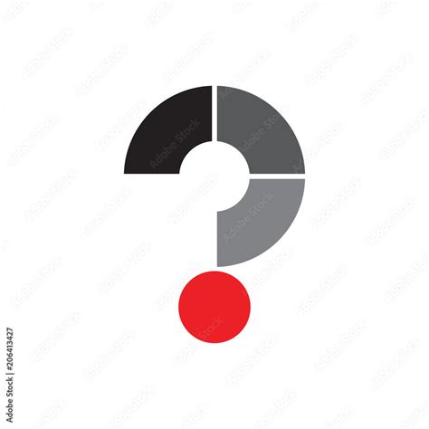 QUESTION MARK logo Stock Vector | Adobe Stock