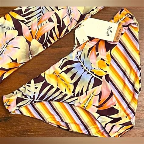 Billabong Swim Nwt Billabong Postcards From Paradise Reversible Bikini Bottom Small Poshmark