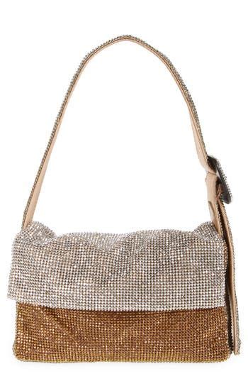 Benedetta Bruzziches Vitty La Mignon Colorblock Crystal Mesh Shoulder