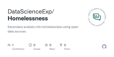 Github Datascienceexphomelessness Secondary Analysis Into Homelessness Using Open Data Sources