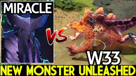 W Primal Beast Monster Unleashed Against Miracle New Arcana Dota