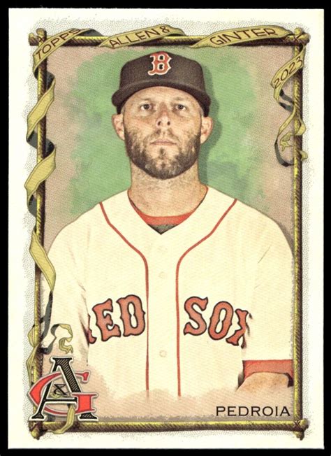 Dustin Pedroia Boston Red Sox 2023 Topps Allen Ginter 188 EBay