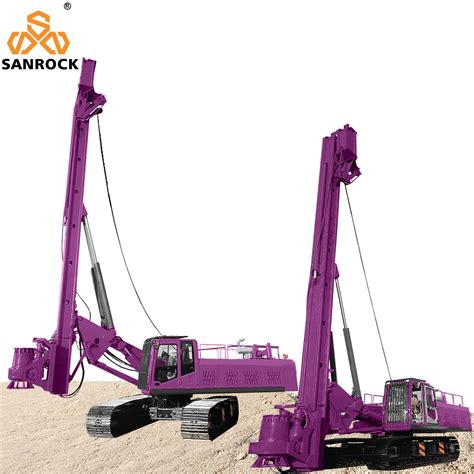 Rotary Drilling Rig Machine Hydraulic Auger Borehole Depth M Rotary