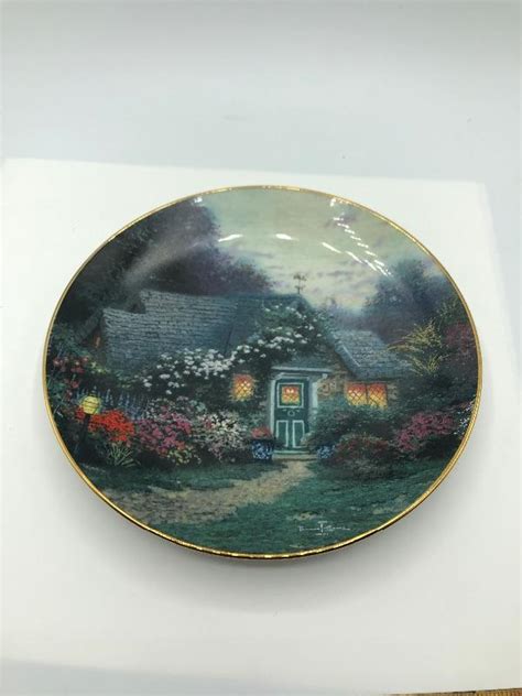 Thomas Kinkade Collector Plate Weathervane Cottage Estatesales Org