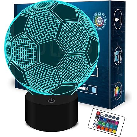 Linkax Cadeau Foot Garcon Veilleuse Enfant D Led Football Lampe De