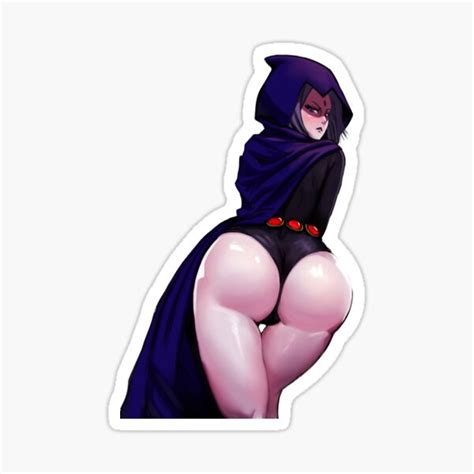 Thicc Raven Sexy Hentai Anime Sticker For Sale By Mariealdaha Redbubble