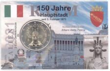 Italien 2 Euro Münze 150 Jahrestag der Proklamation Roms zur