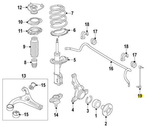 2 PC CTR BARRA ESTABILIZADORA SUSPENSIÓN ENLACE para 11 17 HYUNDAI