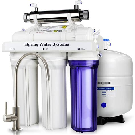 Ispring Stage With Uv Sterilizer Filter Gpd Under Sink Reverse