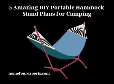 5 Amazing DIY Portable Hammock Stand Plans for Camping