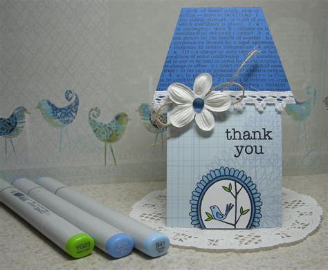 Richele Christensen: Bird House Card