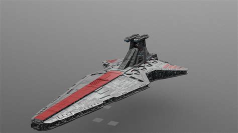 Venator Class Star Destroyer 3d Model In 2021 Star Wars Ships Star ...