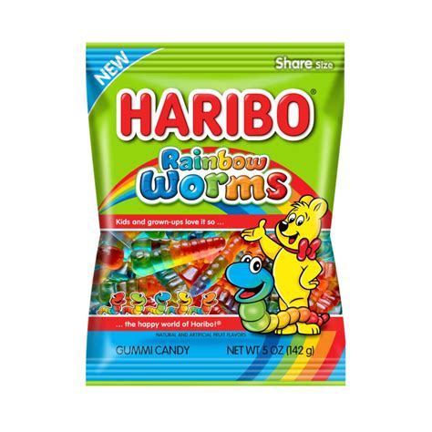 Haribo Rainbow Worms G Oz American Food Mart