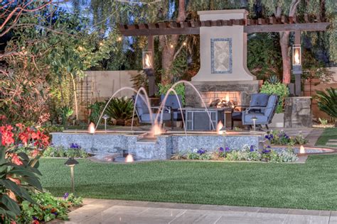 An Oasis Hidden In The Desert In Chandler Contempor Neo Piscina