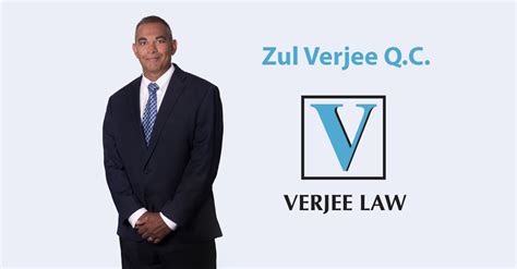 Zul Verjee K C Ranked As Leading Litigation In Canada Verjee