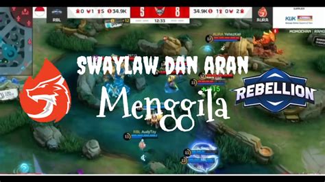 Game 1 RBL Vs AURA Streamer Analis Dipatahkan Oleh RBL ROGER VINCET