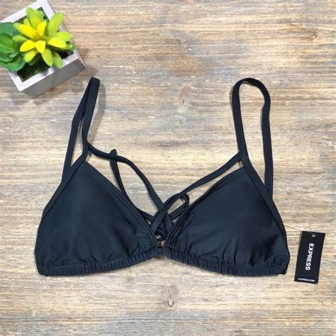 Express Swim Nwt Express Strappy Adjustable Triangle Bikini Top Poshmark