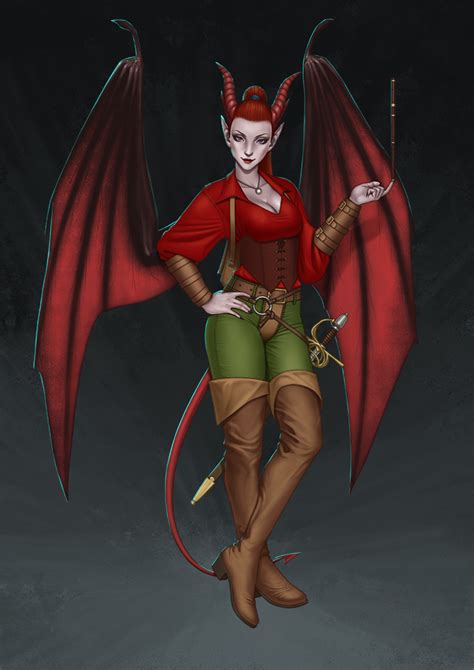 Oc Art Heshek Succubus Bard Rdnd