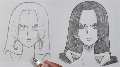 Boa Hancock Easy Drawing Tutorial One Piece Youtube