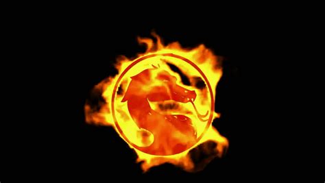 Fire Dragon Symbol. Stock Footage Video 4147849 - Shutterstock