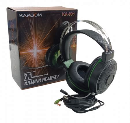 Jonh Variedades Drop Fone Headset Gamer Microfone Kapbom Ka