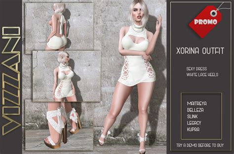 Second Life Marketplace Sexy Outfit Mesh Mod Xorina Created By Vizzani